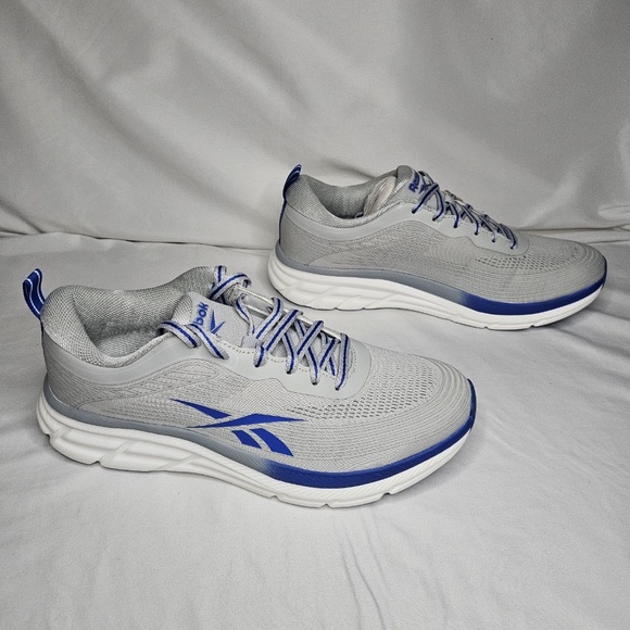 New Men Reebok 100233883 Road Strider Running Shoe Sneaker Grey Blue White 11.5 - Picture 2 of 13